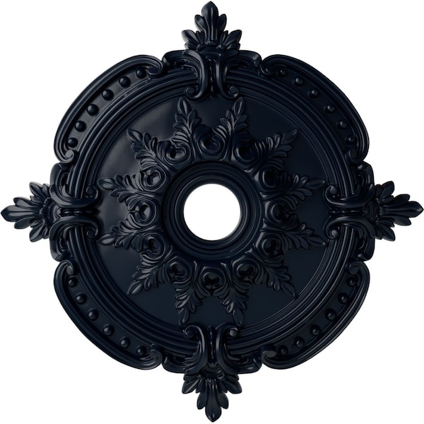 Ekena Millwork Benson Classic Medallion (Canopies up to 6 1/2"), 28 3/8"OD x 3 3/4"ID x 1 5/8"P, Midnight Dream CM28BEMDF - main